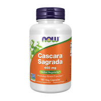 Добавка для здоровья, Cascara Sagrada 450 mg, NOW, 100 капсул