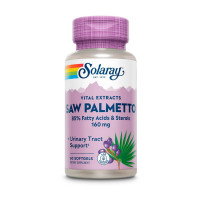 Добавка для здоров'я, Saw Palmetto berry extract 160 mg, Solaray, 60 капсул