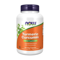 Добавка для здоров'я, Turmeric Curcumin 665 mg, NOW, 120 капсул