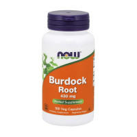 Добавка для здоров'я, Burdock Root 430 mg, NOW, 100 капсул