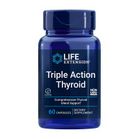 Добавка для здоровья, Triple Action Thyroid, Life Extension, 60 капсул