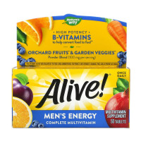 Вітаміни та мінерали, Alive! Men's Energy, Nature's Way, 50 таблеток