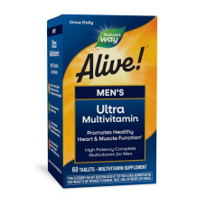 Alive! Men's Ultra Multivitamin (60 tabs)