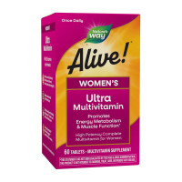 Мультивитамины, Alive! Women's Ultra Multivitamin, Nature's Way, 60 таблеток