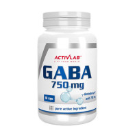 Добавка для здоровья, GABA 750 mg, Activlab, 60 капсул