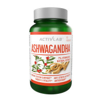 Ашваганда, Ashwagandha, Activlab, 60 капсул