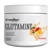 Глютамін, Glutamine, IronFlex, 300 г (Ананас)
