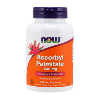 Вітаміни та мінерали, Ascorbyl Palmitate 500 mg, NOW, 100 капсул