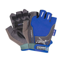Рукавички для тренувань, Womans Power Gloves Blue 2570BU, Power System, розмір S