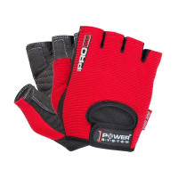 Рукавички для тренувань, Pro Grip Gloves Red 2250RD, Power System, розмір XL