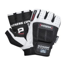 Fitness Gloves PS-2300 White-Black (XS, S, M, L, XL, XXL)