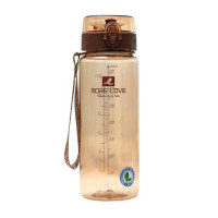 Бутылка для воды, Casno More Love Waterbottle MX-5040, Casno, 850 мл (Коричневый)