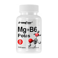 Вітаміни та мінерали, Mg+B6 Potas, IronFlex, 100 таблеток