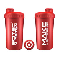 Шейкер, Shaker Scitec Nutrition Make A Difference, Scitec Nutrition, 700 мл (Червоний)