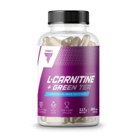L-карнитин, L-Carnitine + Green tea, TREC nutrition, 180 капсул