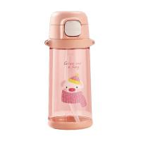 Пляшка для води, Casno Pig Waterbottle KXN-1219, Casno, 690 мл (Рожевий)