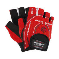 Рукавички для тренувань, Pro Grip Evo Gloves Red 2260RD, Power System, розмір S