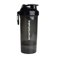 Шейкер, SmartShake Original2Go One, SmartShake, 800 мл (Димчастий чорний)