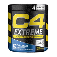 Предтренировочный комплекс, C4 Extreme 60 serv., Cellucor, 336 г (Ягодная бомба)