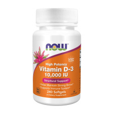 Vitamin D-3 250 mcg (10 000 IU) (240 softgels)