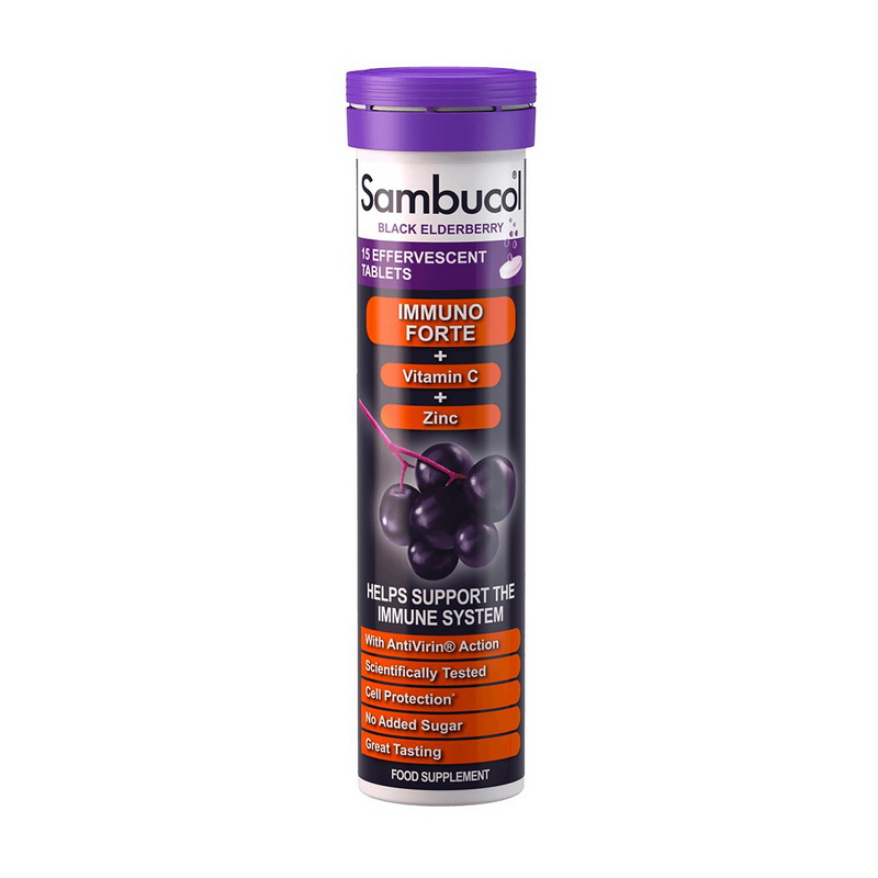 Immuno Forte + Vitamin C + Zinc (15 tabs)
