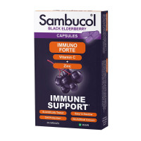 Добавка для здоровья, Immuno Forte Capsules, Sambucol, 30 капсул