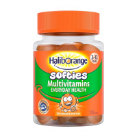 Мультивитамины, Softies Multivitamins, Haliborange, 30 жевательных конфет (Апельсин)