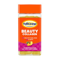 Колаген, Beauty Collagen, Haliborange, 30 жувальних цукерок (Ананас)