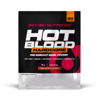 Передтренувальний комплекс, Hot Blood Hardcore, Scitec Nutrition, 25 г (Тропічний пунш)