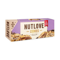 Протеїновий батончик, Nutlove Cookies, All Nutrition, 130 г (Шоколадна крихта)