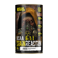 BCAA, Chain Reaction BCAA 8:1:1, Nuclear Nutrition, 400 г (Экзотические фрукты)