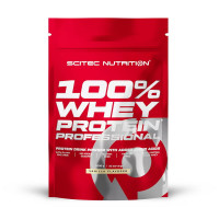 Сывороточный протеин, 100% Whey Protein Professional, Scitec Nutrition, 1 кг (Клубника)