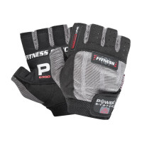 Перчатки для тренировок, Fitness Gloves Black-Grey 2300, Power System, размер XS
