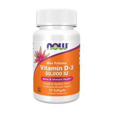Vitamin D-3 50 000 IU (50 softgels)