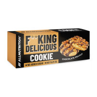 Протеиновый батончик, Fit King Delicious Cookie, All Nutrition, 150 г (Шоколад с арахисом)