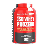 Ізолят протеїну, Iso Whey Prozero, Nutrend, 2,25 кг (Полуничний чізкейк)