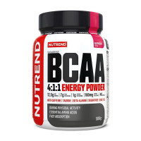 BCAA, BCAA 4:1:1 Energy Powder, Nutrend, 500 г (Малина)