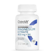 Magnesium Citrate 400 mg + B6 (90 tabs)