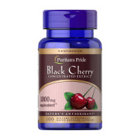 Добавка для здоров'я, Black Cherry Concentrated Extract 1000 mg, Puritan's Pride, 100 капсул