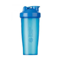 Пляшка для води, Blender Bottle Classic, Blender Bottle, 820 мл (Блакитний)