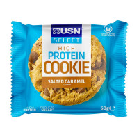 Протеиновый батончик, Select High Protein Cookie, USN, 60 г (Двойной шоколад)