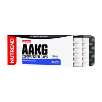 Аргинин, AAKG Compressed Caps, Nutrend, 120 капсул