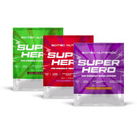 Передтренувальний комплекс, Super Hero, Scitec Nutrition, 9,5 г (Кола-лайм)