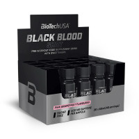 Передтренувальний комплекс, Black Blood Shot, BioTech, 20 × 60 мл (Лимонад)