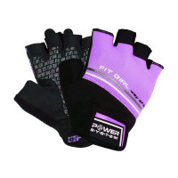 Перчатки для тренировок, Fit Girl Evo Gloves 2920PU Purple, Power System, размер M
