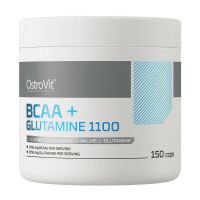 Аминокислоты BCAA OstroVit BCAA + Glutamine, 150 капсул