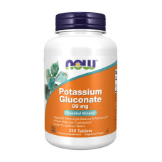 Potassium Gluconate 99 mg (250 tabs)