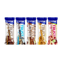 Протеиновый батончик, Crunch Protein Bar, USN, 60 г (Солёная карамель)