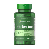 Добавка для здоровья, Berberine 500 mg, Puritan's Pride, 60 капсул