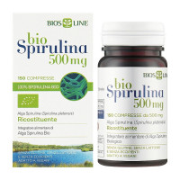 Добавка для здоровья, Bio Spirulina 500 mg, Bios Line, 150 таблеток